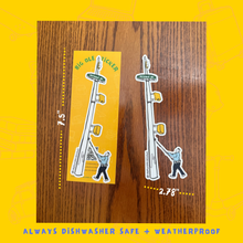 Load image into Gallery viewer, Big Ole Sticker - Greased Pole Edition