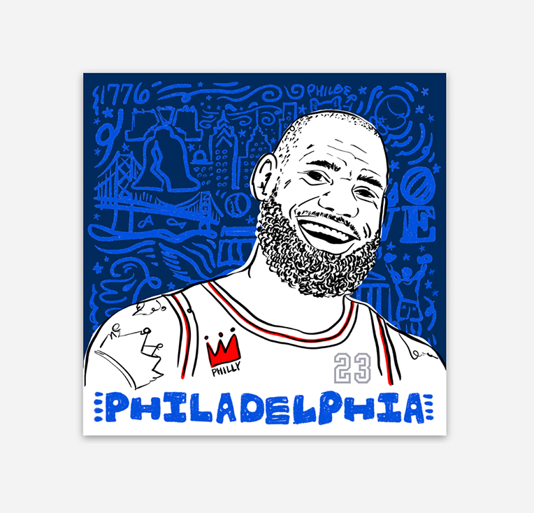 LeBron James Sticker *PREORDER*