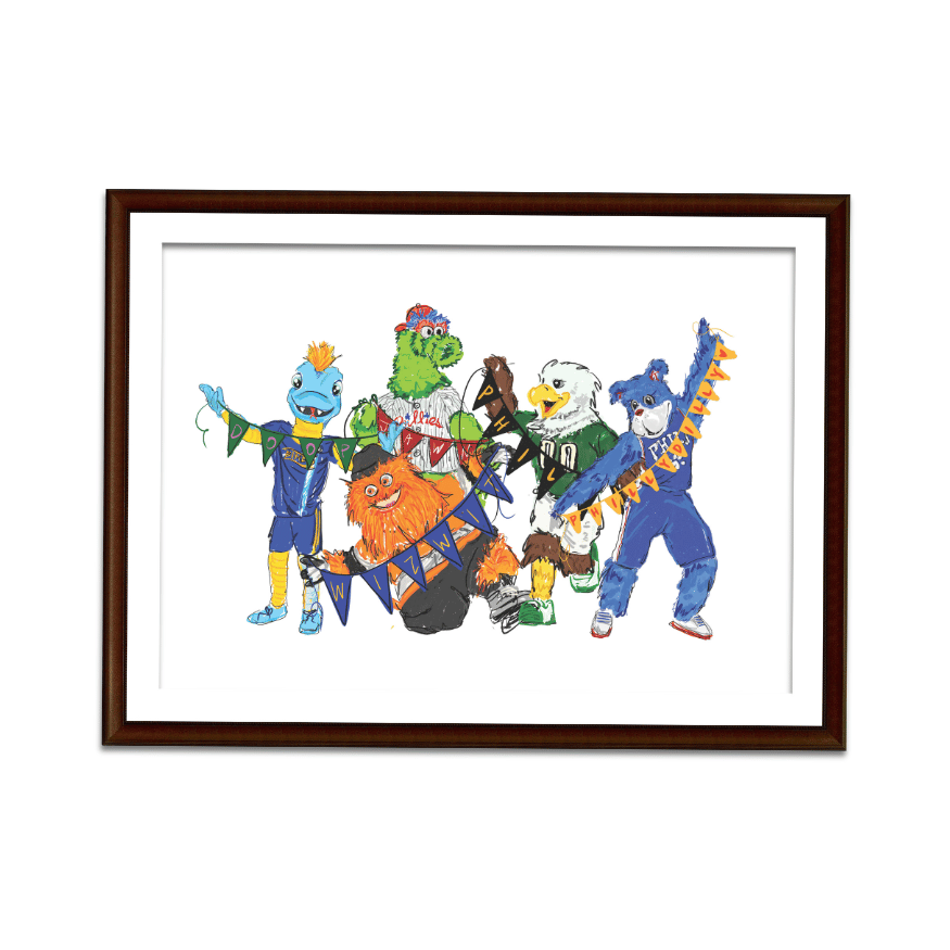 Philly Mascots Poster