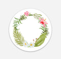 Floral Wreath Sticker