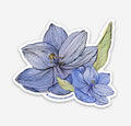 Blue Bell Flower Sticker