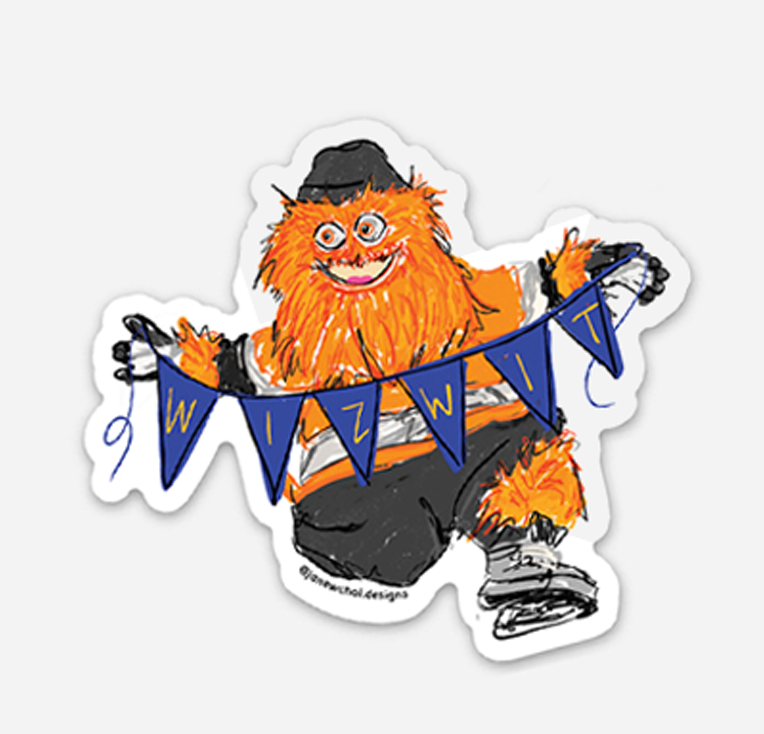 Gritty Sticker – Jane W. Choi Designs