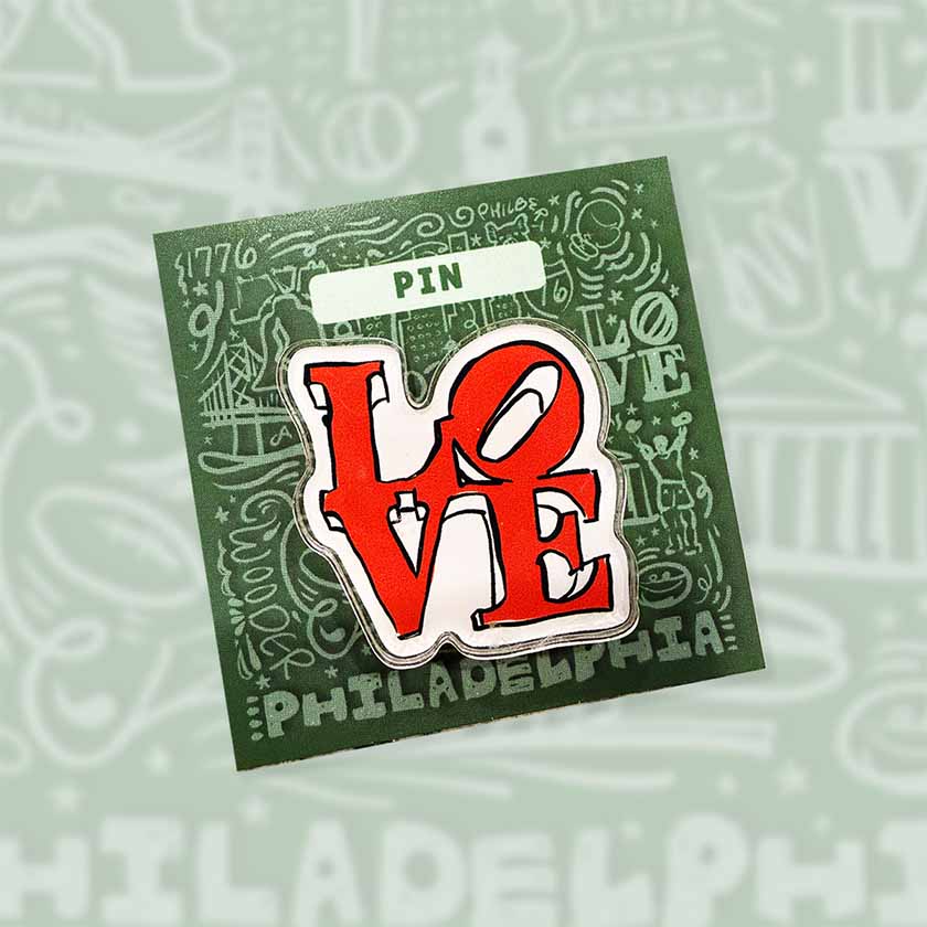 LOVE Acrylic Pin