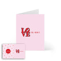 Love You. Mean It. Greeting Card