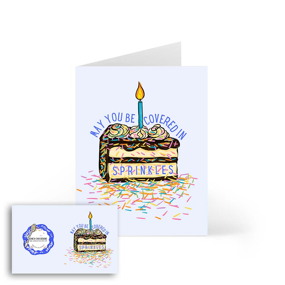 May You Be Covered in Sprinkles Greeting Card