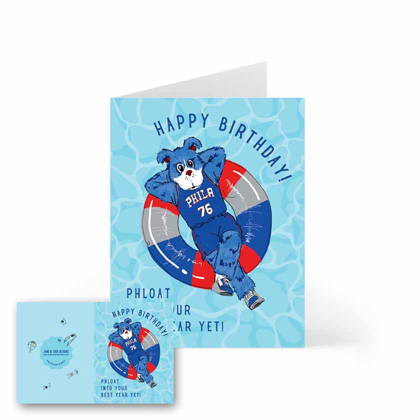 Phloat Into Your Best Year Yet Birthday Card *PREORDER*