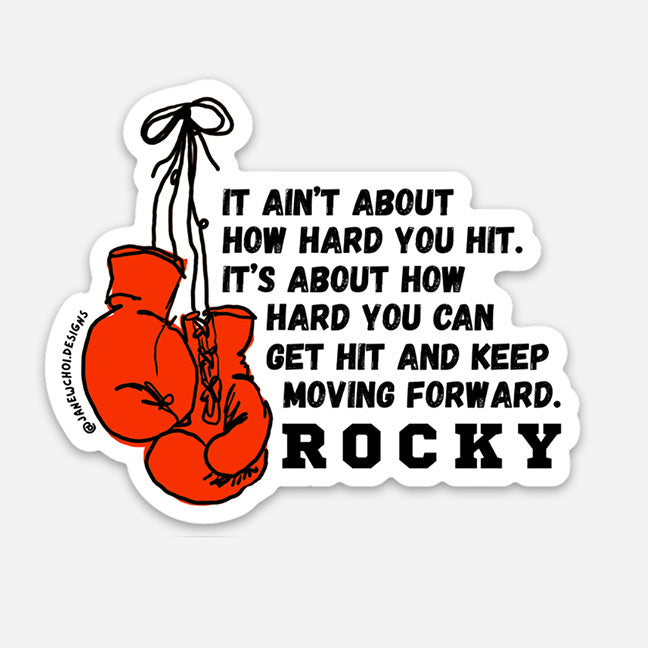 Rocky Quote Sticker