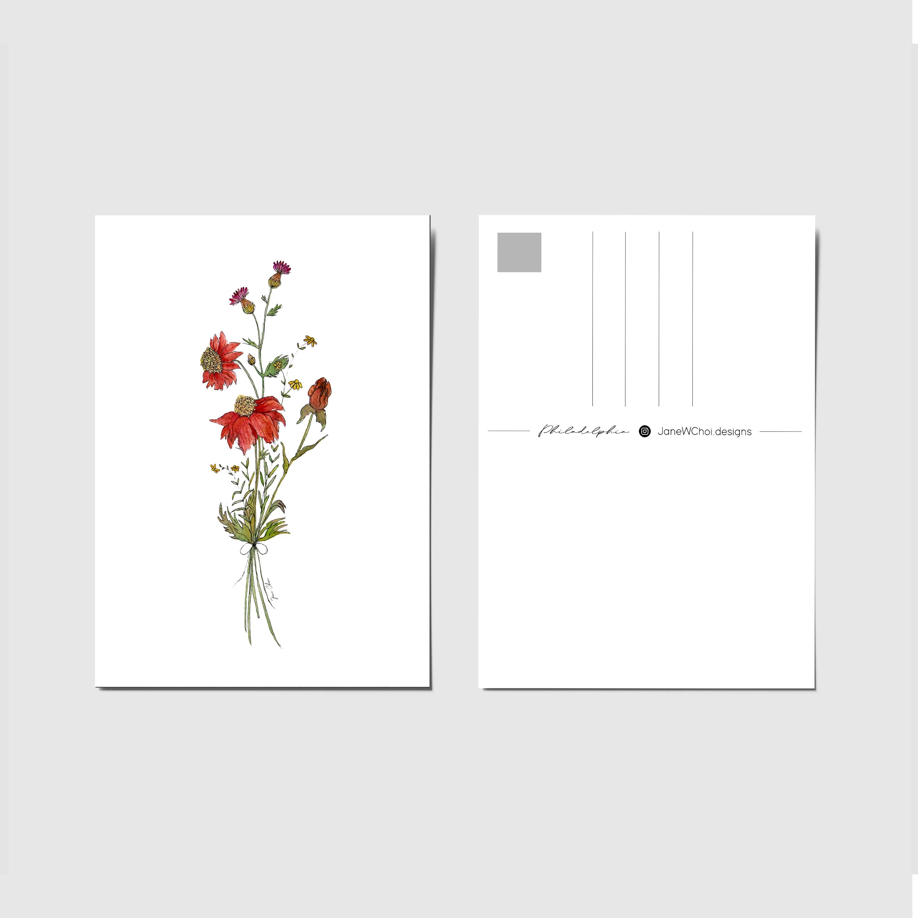 Cherry Wildflower Bouquet