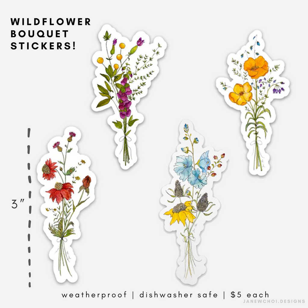 Wildflower Stickers