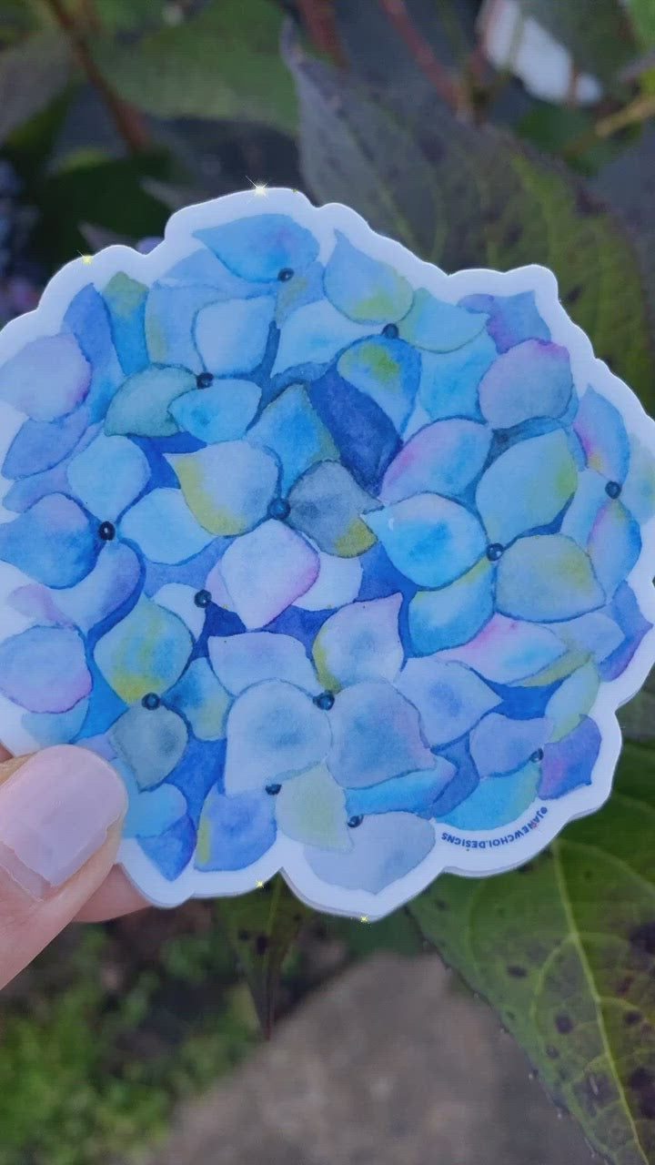 Hydrangea Sticker