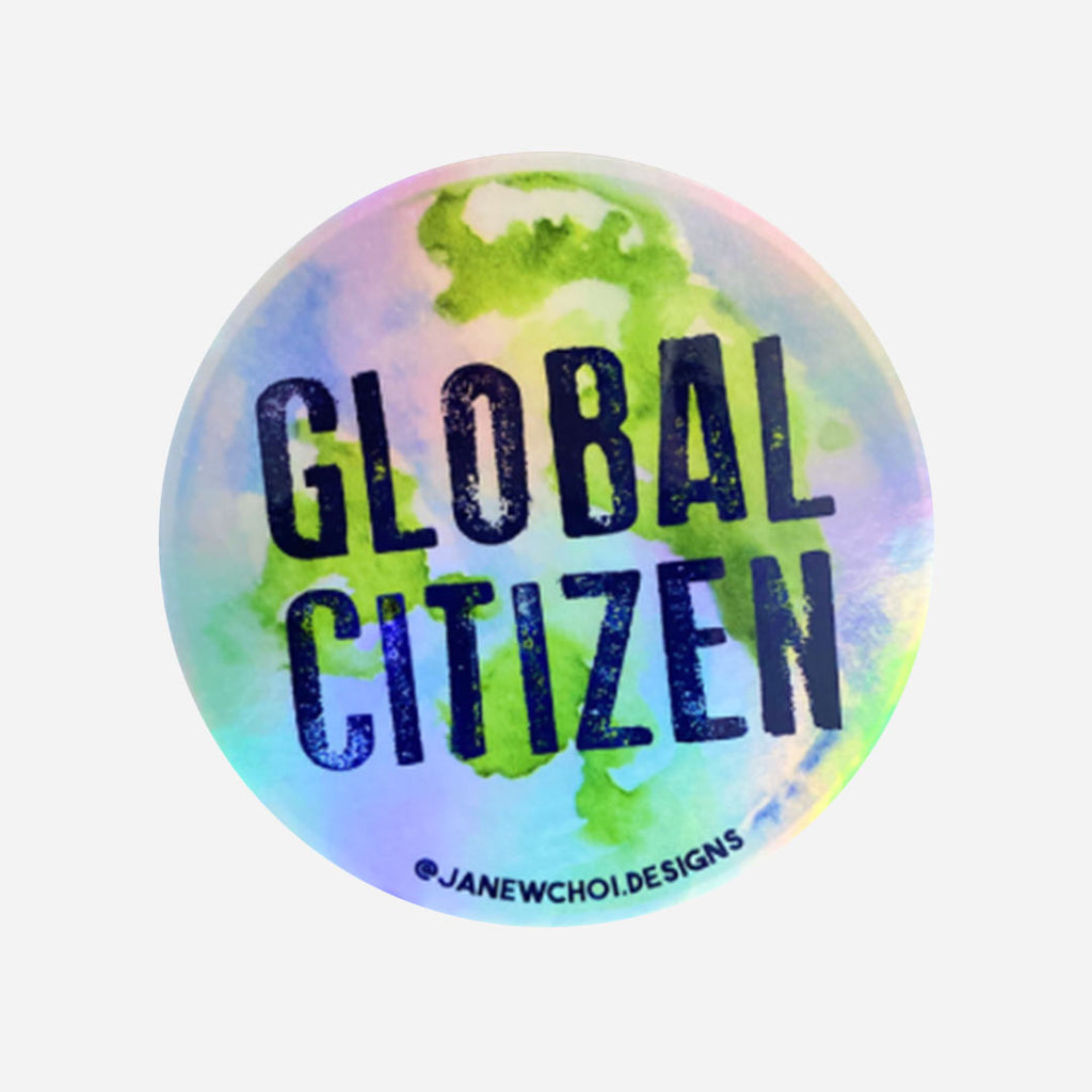 Holographic Global Citizen Sticker