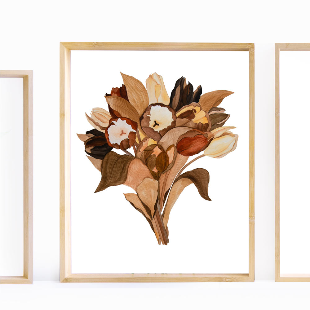 Unity Tulip Bouquet Print