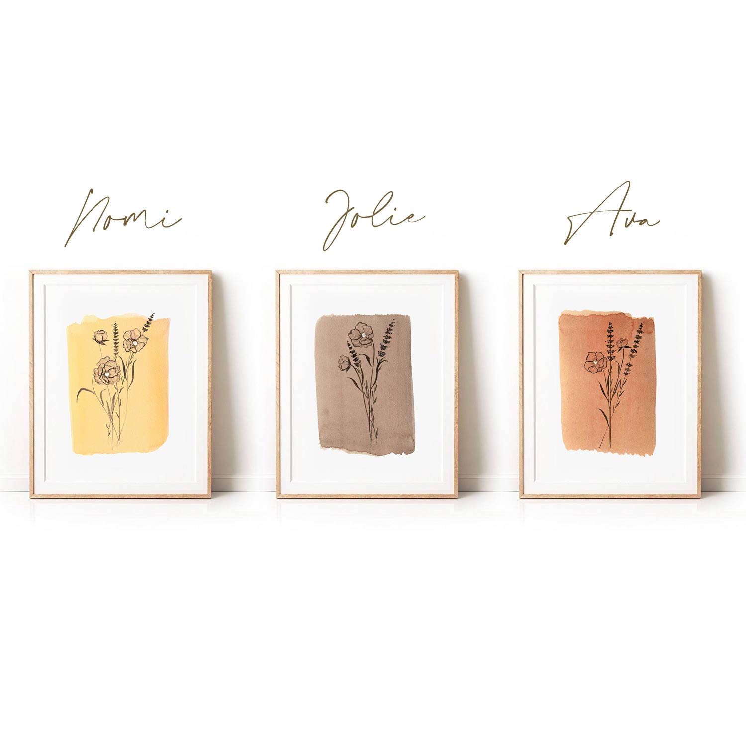 Nomi, Jolie, Ava Prints