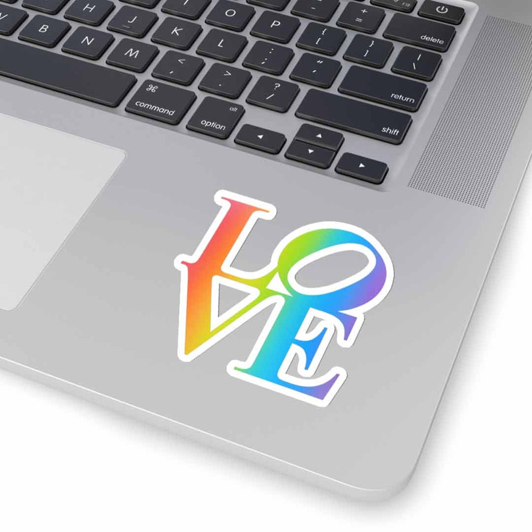 Rainbow Love Sticker